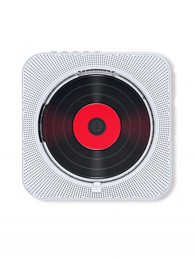 CD плеер портативный, музыкальный проигрыватель, белый-2