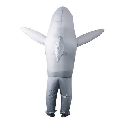 Надувной карнавальный костюм Акула, серый FZ1758-4